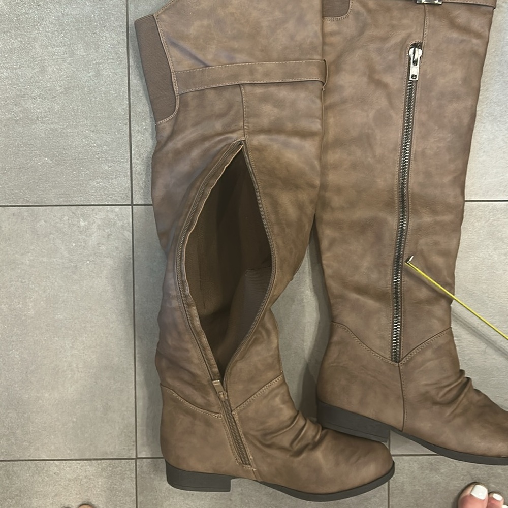 Top Moda Over the Knee Boots - Picture 10 of 15